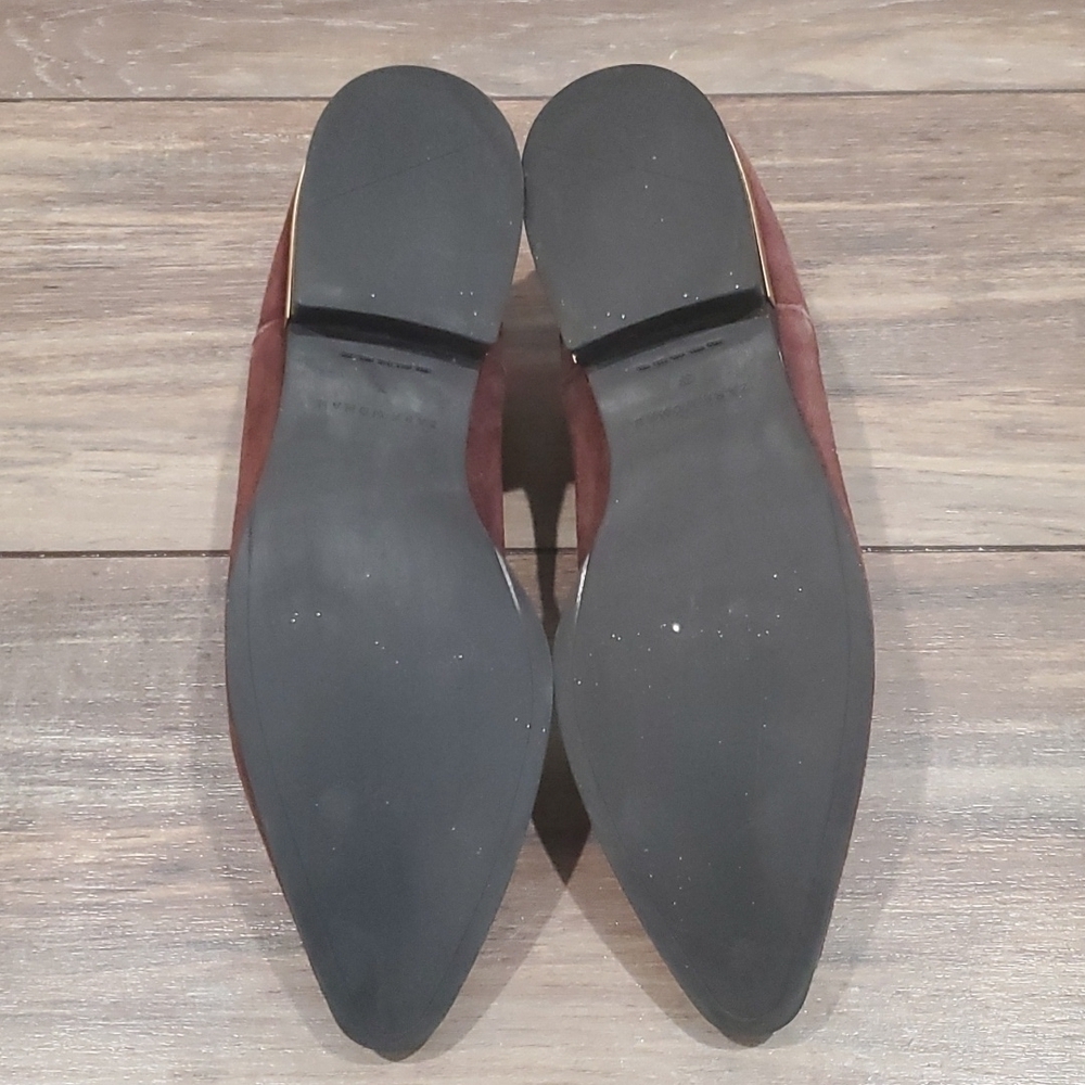 Zara women Suede ankle boots sz US8 - Picture 9 of 12